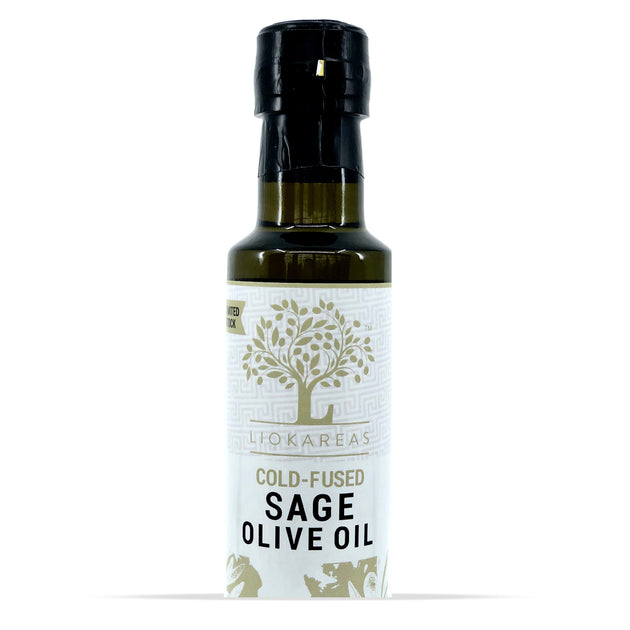 Greek Extra Virgin Olive Oil - Cold Fused Sage Greek EVOO - Liokareas